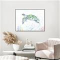 Picture of Sea Turtle II  _GroupedProduct_Rectangle_Landscape_Canvas_Framed_