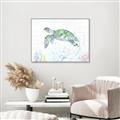 Picture of Sea Turtle II  _GroupedProduct_Rectangle_Landscape_Canvas_Framed_