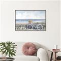 Picture of Basket with Sunflower _GroupedProduct_Rectangle_Landscape_Canvas_Framed_