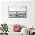 Picture of Basket with Sunflower _GroupedProduct_Rectangle_Landscape_Canvas_Framed_