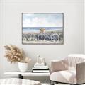 Picture of Basket with Sunflower _GroupedProduct_Rectangle_Landscape_Canvas_Framed_