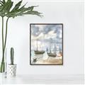 Picture of Boats Landing ll _GroupedProduct_Rectangle_Portrait_Canvas_Framed_