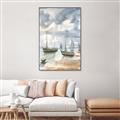 Picture of Boats Landing ll _GroupedProduct_Rectangle_Portrait_Canvas_Framed_