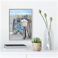 Picture of Blue Bicycle _GroupedProduct_Rectangle_Portrait_Canvas_Framed_