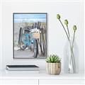 Picture of Blue Bicycle _GroupedProduct_Rectangle_Portrait_Canvas_Framed_