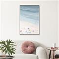 Picture of Beach Umbrellas II  _GroupedProduct_Rectangle_Portrait_Canvas_Framed_