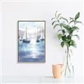 Picture of Blue Mountain Lake   _GroupedProduct_Rectangle_Portrait_Canvas_Framed_
