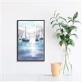 Picture of Blue Mountain Lake   _GroupedProduct_Rectangle_Portrait_Canvas_Framed_