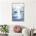 Picture of Blue Mountain Lake   _GroupedProduct_Rectangle_Portrait_Canvas_Framed_