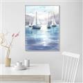 Picture of Blue Mountain Lake   _GroupedProduct_Rectangle_Portrait_Canvas_Framed_