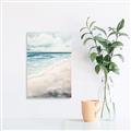 Picture of Sandy Teal Beach _GroupedProduct_Rectangle_Portrait_Unframed_Print_Only_