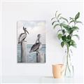Picture of Observing Pelicans _GroupedProduct_Rectangle_Portrait_Unframed_Print_Only_