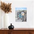 Picture of Blue Bicycle _GroupedProduct_Rectangle_Portrait_Unframed_Print_Only_
