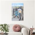 Picture of Blue Bicycle _GroupedProduct_Rectangle_Portrait_Unframed_Print_Only_