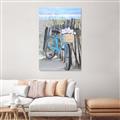 Picture of Blue Bicycle _GroupedProduct_Rectangle_Portrait_Unframed_Print_Only_