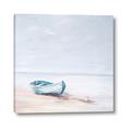 Picture of Soft Blue Boat _GroupedProduct_Square_Canvas_