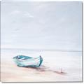 Picture of Soft Blue Boat _GroupedProduct_Square_Canvas_