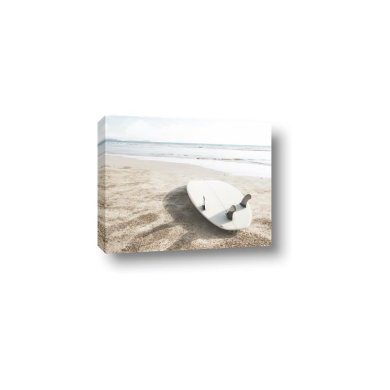 Picture of Surfboard on the Sand _GroupedProduct_Rectangle_Landscape_Photography _GroupedProduct_Rectangle_Landscape_Canvas_
