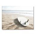 Picture of Surfboard on the Sand _GroupedProduct_Rectangle_Landscape_Photography _GroupedProduct_Rectangle_Landscape_Canvas_