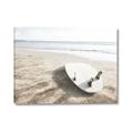Picture of Surfboard on the Sand _GroupedProduct_Rectangle_Landscape_Photography _GroupedProduct_Rectangle_Landscape_Canvas_