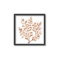 Picture of Orange Coral  _GroupedProduct_Square_Canvas_Framed_