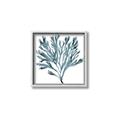 Picture of Teal Coral  _GroupedProduct_Square_Canvas_Framed_