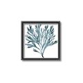 Picture of Teal Coral  _GroupedProduct_Square_Canvas_Framed_