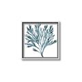 Picture of Teal Coral  _GroupedProduct_Square_Canvas_Framed_