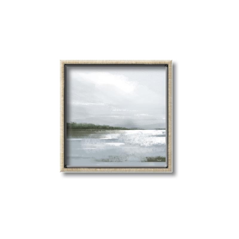 Picture of Big Clouds from the Shore _GroupedProduct_Square_Canvas_Framed_
