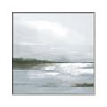 Picture of Big Clouds from the Shore _GroupedProduct_Square_Canvas_Framed_