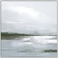 Picture of Big Clouds from the Shore _GroupedProduct_Square_Canvas_Framed_