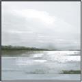 Picture of Big Clouds from the Shore _GroupedProduct_Square_Canvas_Framed_