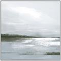 Picture of Big Clouds from the Shore _GroupedProduct_Square_Canvas_Framed_