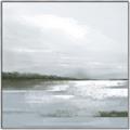 Picture of Big Clouds from the Shore _GroupedProduct_Square_Canvas_Framed_