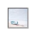 Picture of Soft Blue Boat _GroupedProduct_Square_Canvas_Framed_