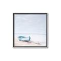 Picture of Soft Blue Boat _GroupedProduct_Square_Canvas_Framed_