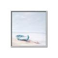 Picture of Soft Blue Boat _GroupedProduct_Square_Canvas_Framed_