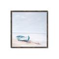 Picture of Soft Blue Boat _GroupedProduct_Square_Canvas_Framed_