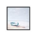Picture of Soft Blue Boat _GroupedProduct_Square_Canvas_Framed_