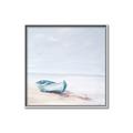 Picture of Soft Blue Boat _GroupedProduct_Square_Canvas_Framed_