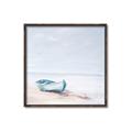 Picture of Soft Blue Boat _GroupedProduct_Square_Canvas_Framed_