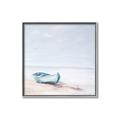 Picture of Soft Blue Boat _GroupedProduct_Square_Canvas_Framed_