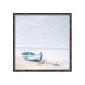 Picture of Soft Blue Boat _GroupedProduct_Square_Canvas_Framed_