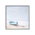 Picture of Soft Blue Boat _GroupedProduct_Square_Canvas_Framed_