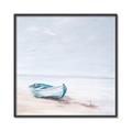 Picture of Soft Blue Boat _GroupedProduct_Square_Canvas_Framed_