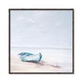 Picture of Soft Blue Boat _GroupedProduct_Square_Canvas_Framed_
