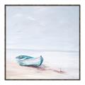 Picture of Soft Blue Boat _GroupedProduct_Square_Canvas_Framed_
