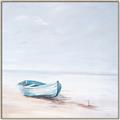 Picture of Soft Blue Boat _GroupedProduct_Square_Canvas_Framed_