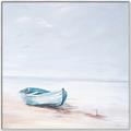 Picture of Soft Blue Boat _GroupedProduct_Square_Canvas_Framed_
