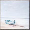 Picture of Soft Blue Boat _GroupedProduct_Square_Canvas_Framed_